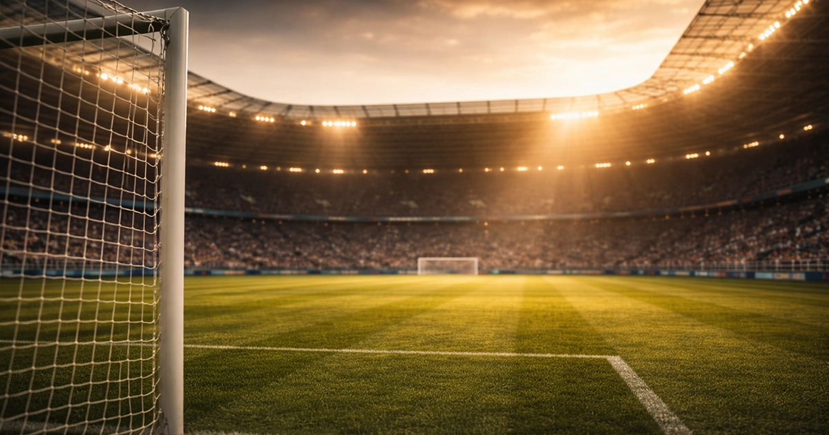 Guía completa de apuestas de fútbol hoy: estadio iluminado antes del partido